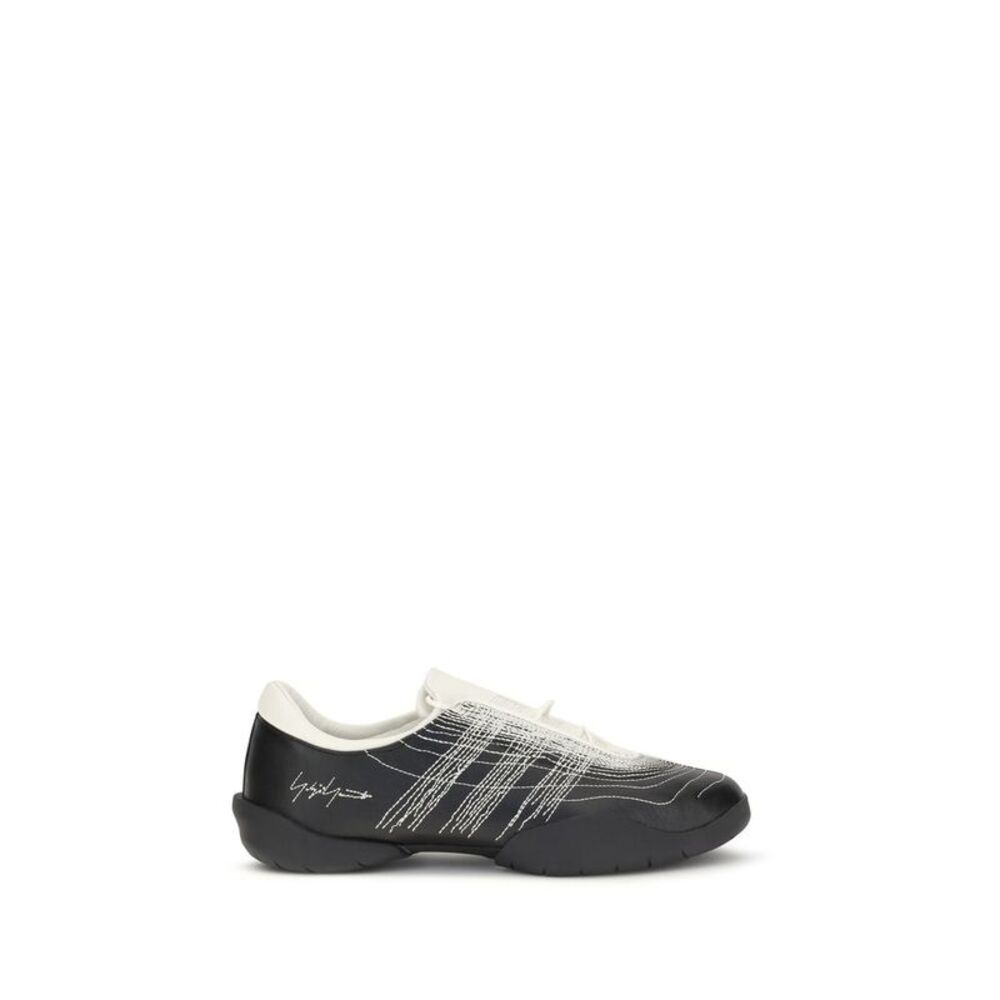 Y-3 Black Rubber Athletic Men's Sneakers